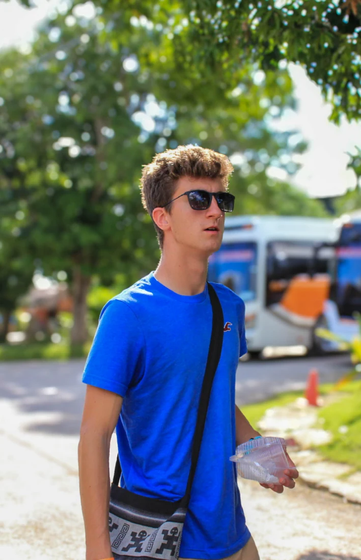 JuntoVerse founder during his travels